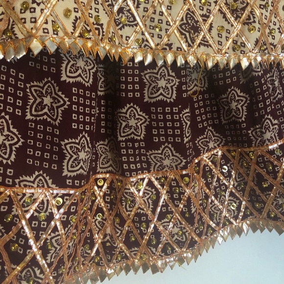 Girls 3 piece lengha/skirt fancy party set - Picture 3 of 3